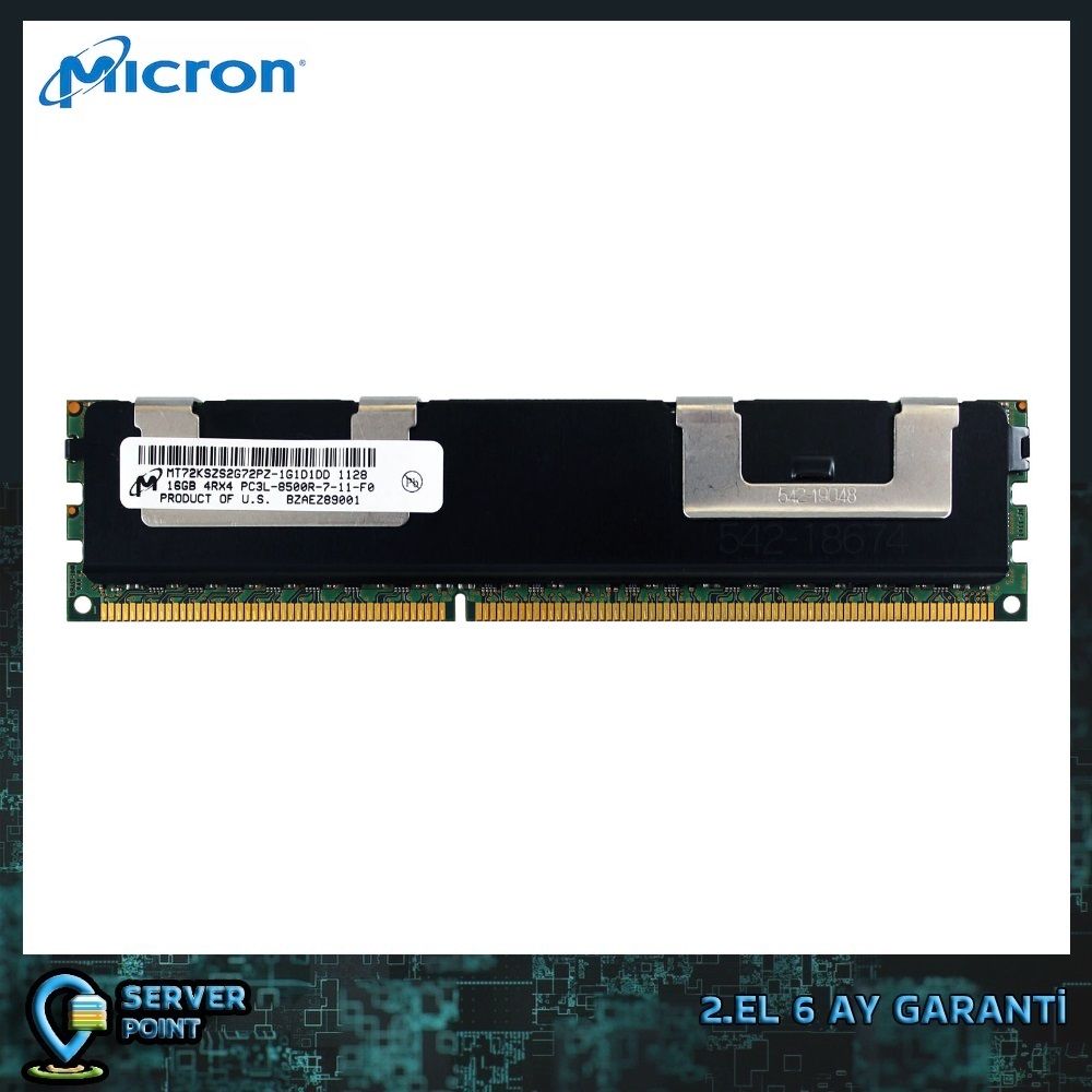 2.EL RAM SERVER 16GB MICRON 8500R 1066 MHz DDR3 PC3