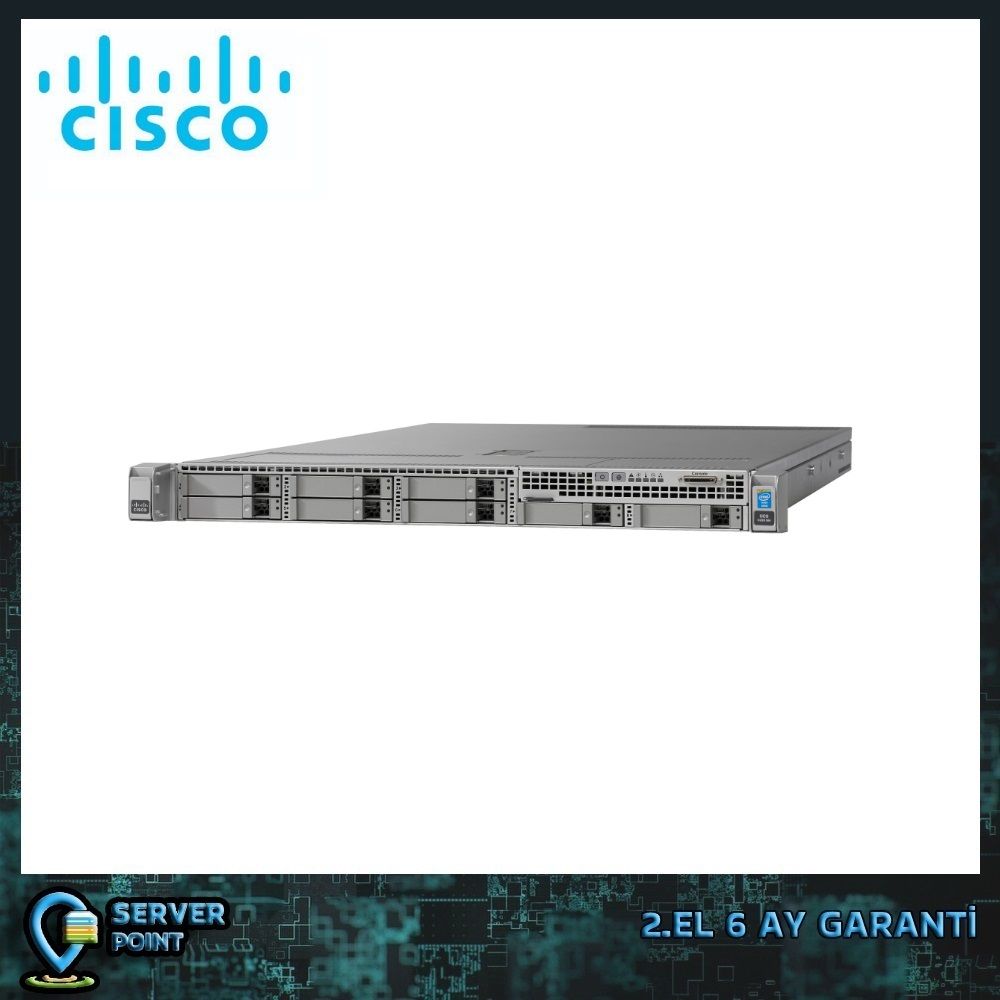 2.EL SERVER CISCO UCS C220 M4 E5-2620 V3 2X CPU 128GB DDR4 RAM UCSC-MRAID12G RAID 2X 770W POWER
