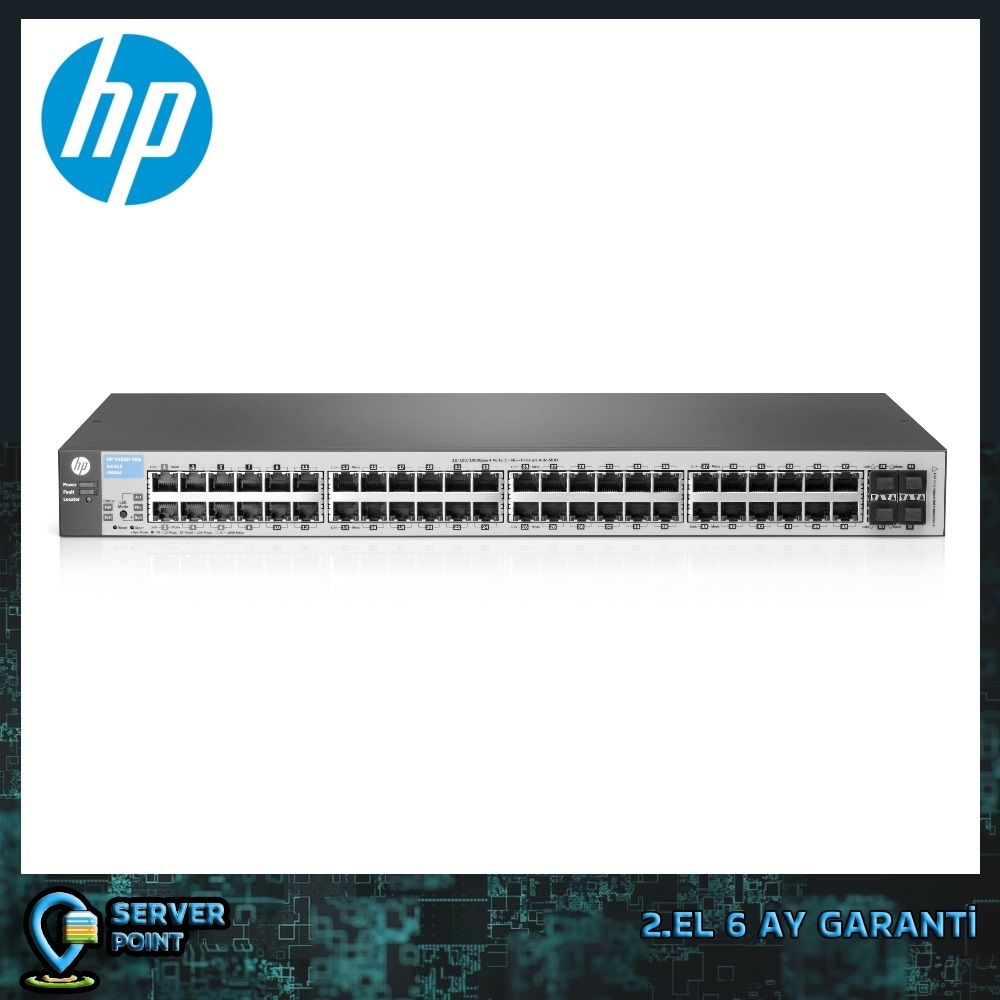 2.EL NETWORK HP 1810-48G 48 PORT GIGABIT SWITCH P/N : J9660A