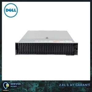 2.EL SERVER DELL R740XD 24X SFF GOLD 6152 2X CPU 256GB DDR4 RAM H730 RAID 2X 750W POWER