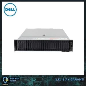 2.EL SERVER DELL R740XD 24X SFF SILVER 4114 2X CPU 128GB DDR4 RAM H730 RAID 2X 750W POWER