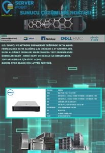 2.EL SERVER DELL R740XD 24X SFF SILVER 4114 2X CPU 256GB DDR4 RAM H730 RAID 2X 750W POWER