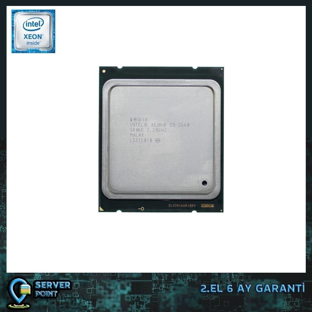 2.EL CPU SERVER XEON E5-2660 2.20 GHz 8 CORE 16T 20MB CACHE LGA2011