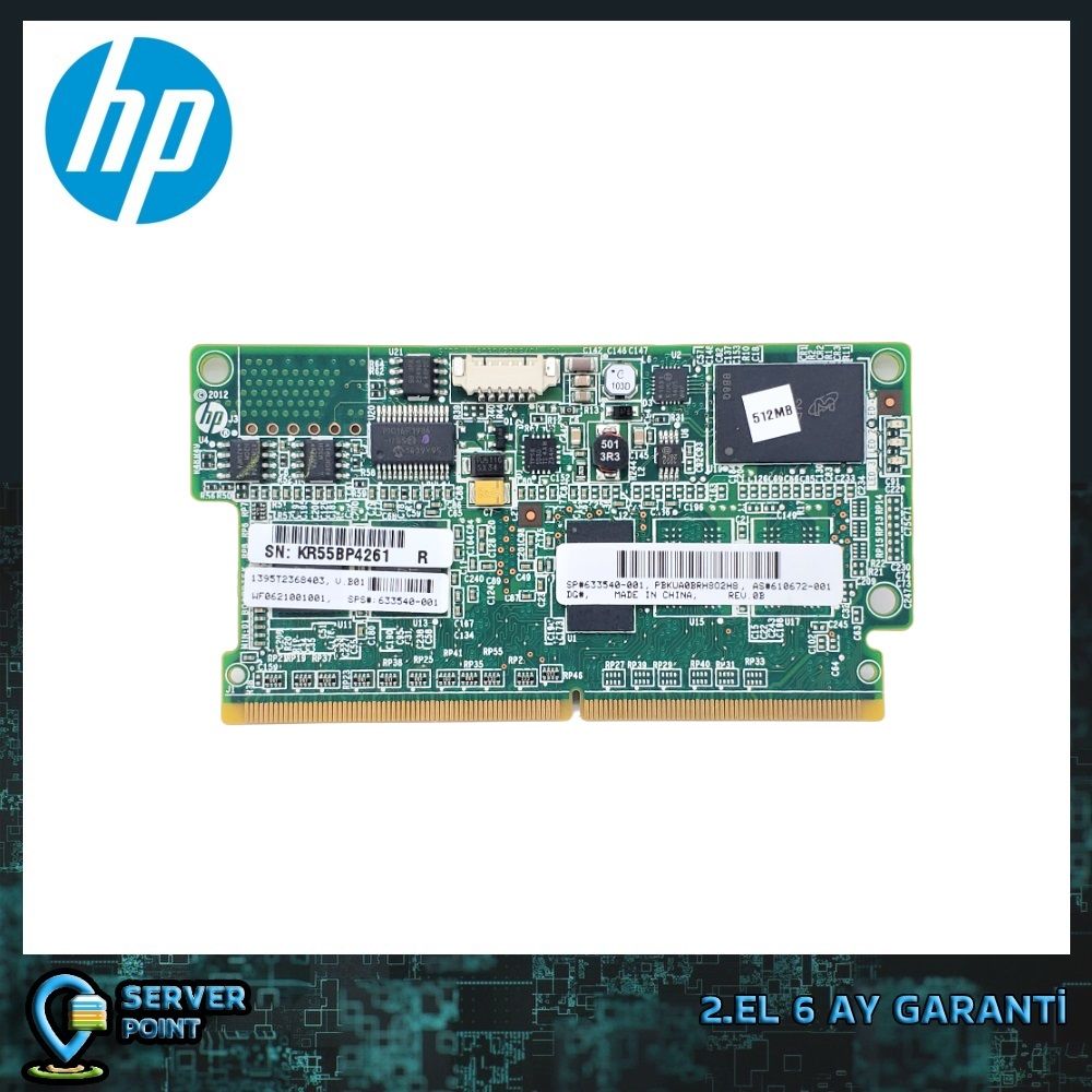 2.EL SERVER RAID KART HP P420i SAS RAID CACHE 512GB P/N : 633540-001