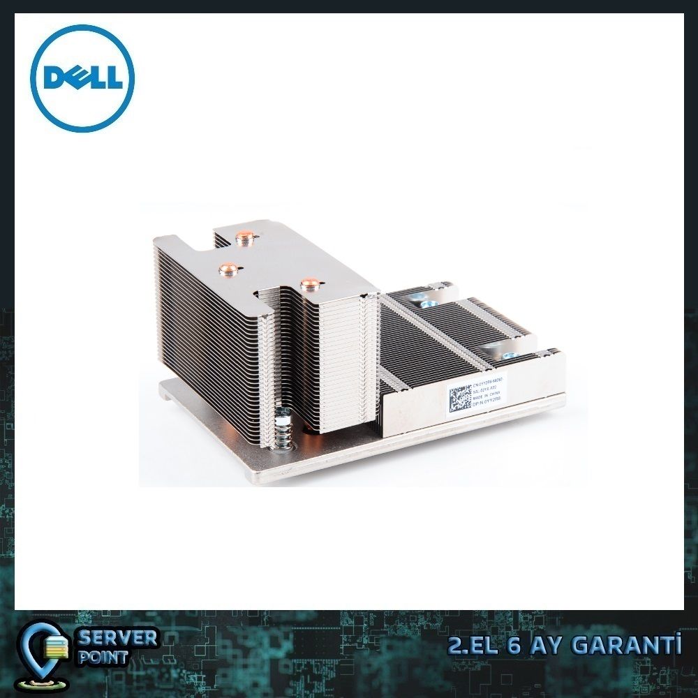 2.EL SERVER CPU SOĞUTUCU DELL R730 R730XD HEATSINK P/N : YY2R8