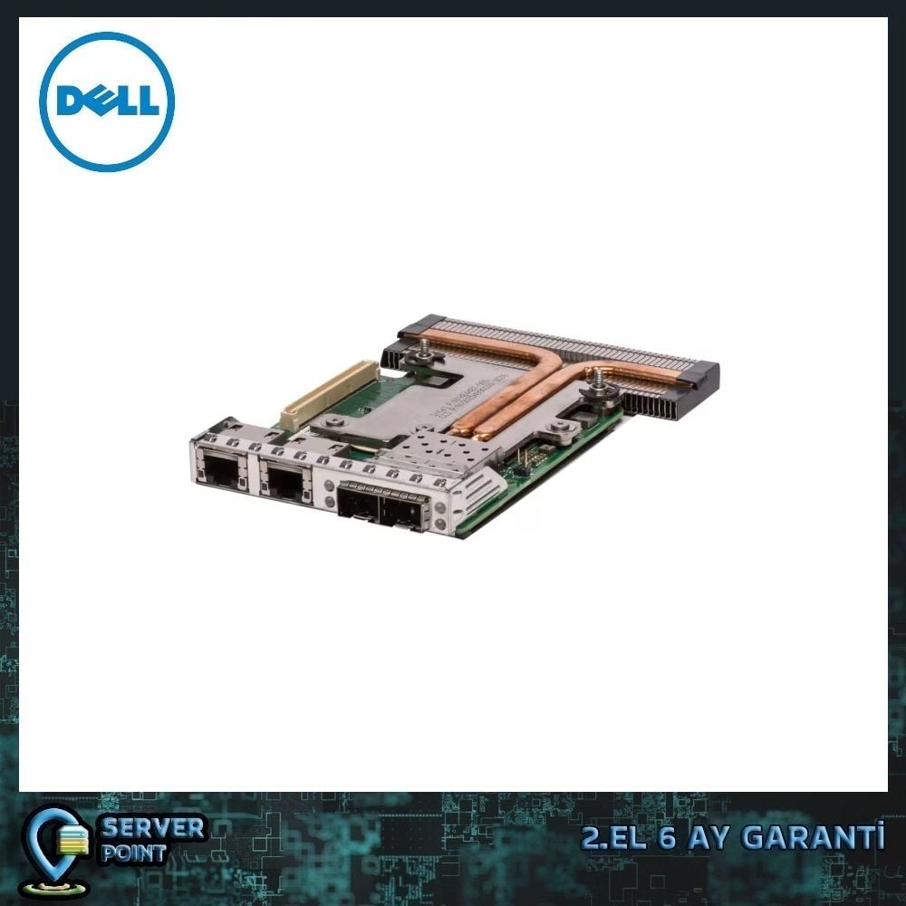 2.EL SERVER ETHERNET KART X710/I350 RNDC 2X10GB DUAL PORT SFP+ 2X1GB RJ45 P/N: 6VDPG