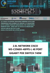 2.EL NETWORK CISCO WS-C2960X-48FPS-L 48 PORT GIGABIT POE SWITCH 740W