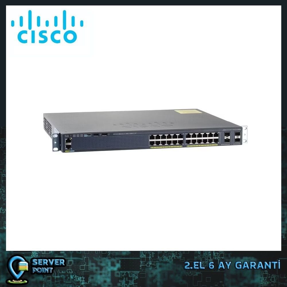 2.EL NETWORK CISCO WS-C2960XR-24PS-I 24 PORT GIGABIT POE SWITCH IP LITE 370W