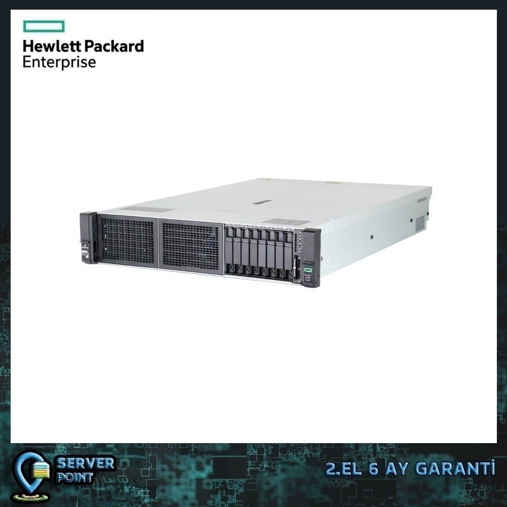 2.EL SERVER HP DL380 GEN10 // GOLD 6150 2X CPU 128GB DDR4 RAM P408i-a RAID 2X 500W POWER