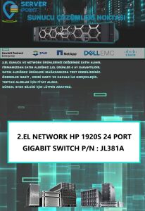 2.EL NETWORK HP 1920S 24 PORT GIGABIT SWITCH P/N : JL381A