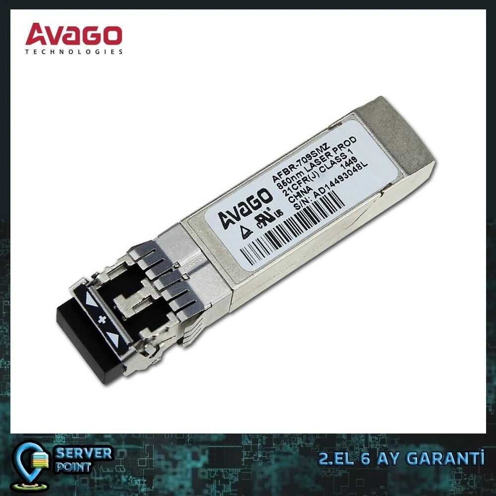 2.EL NETWORK SFP AVAGO 10GB SR SFP+ GBIC AFBR-709SMZ-NA4 P/N : 332-0363+A0