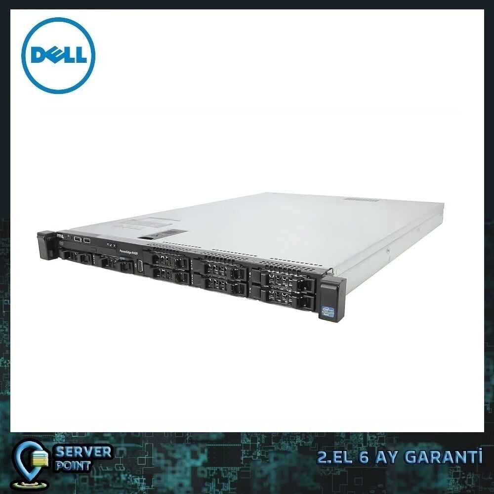 2.EL SERVER DELL R420 XEON E5-2450 2X CPU 128GB DDR3 RAM H710 RAID 2X 550W POWER