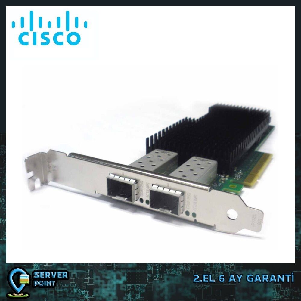 2.EL SERVER ETHERNET KART CISCO UCSC-PCIE-ID25GF 25GB DUAL PORT SFP+ XXV710-DA2