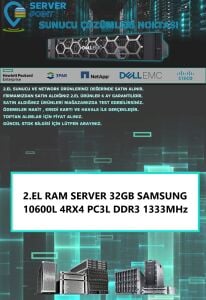 2.EL RAM SERVER 32GB SAMSUNG 10600L 4RX4 PC3L DDR3 1333MHz