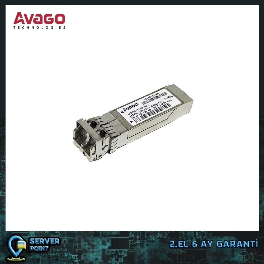 2.EL NETWORK SFP AVAGO 16GB SFP+ GBIC AFBR-57F5MZ-NA1 P/N : 332-00331+A0