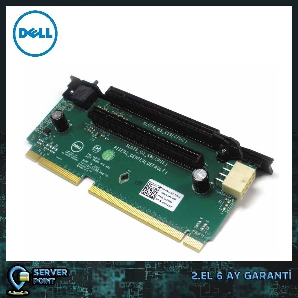 2.EL SERVER RISER CARD DELL R730 RISER 2 1X PCI X8 1X PCI X16 P/N : N11WF