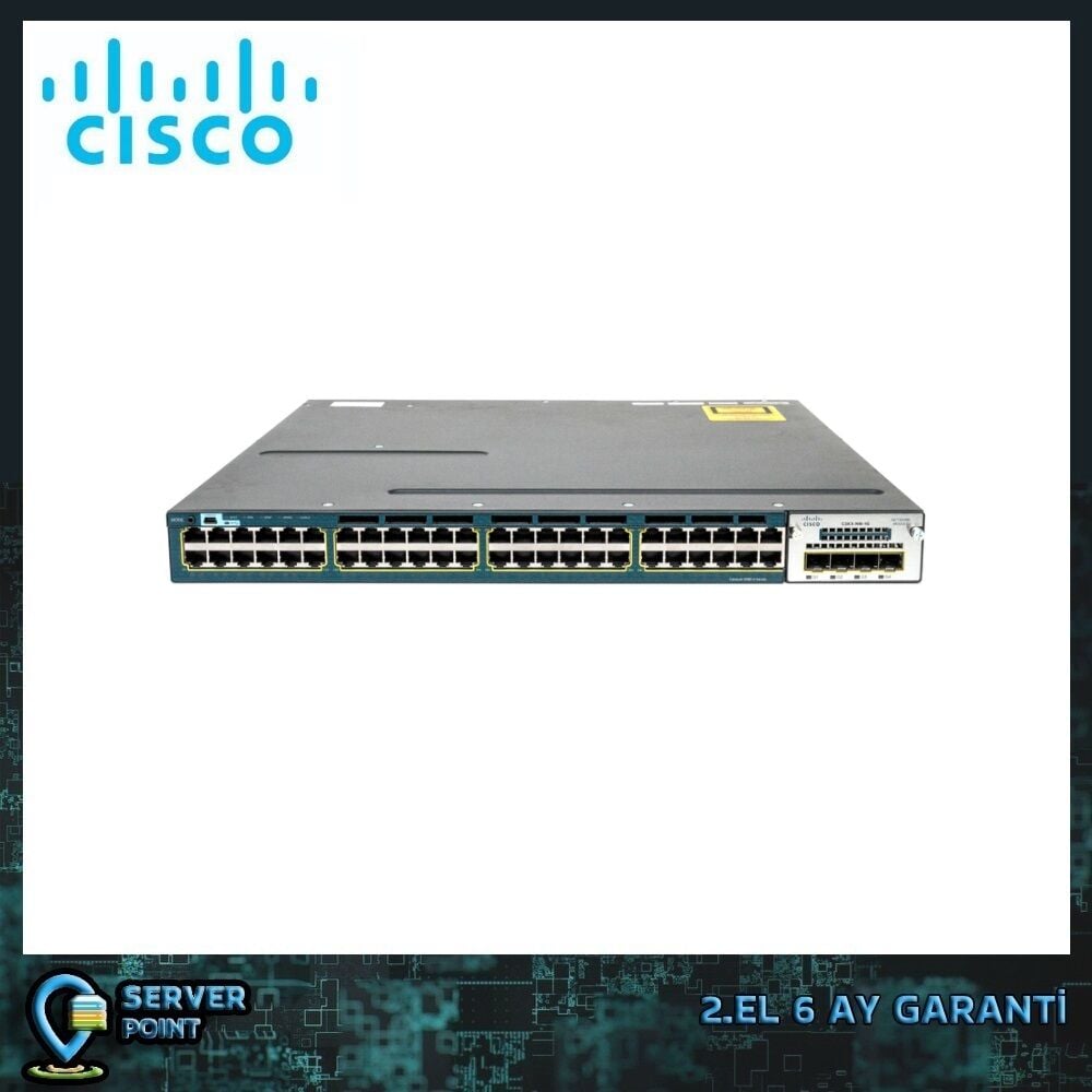 2.EL NETWORK CISCO WS-C3560X-48T-S 48 PORT GIGABIT 4X 1GB SFP SWITCH