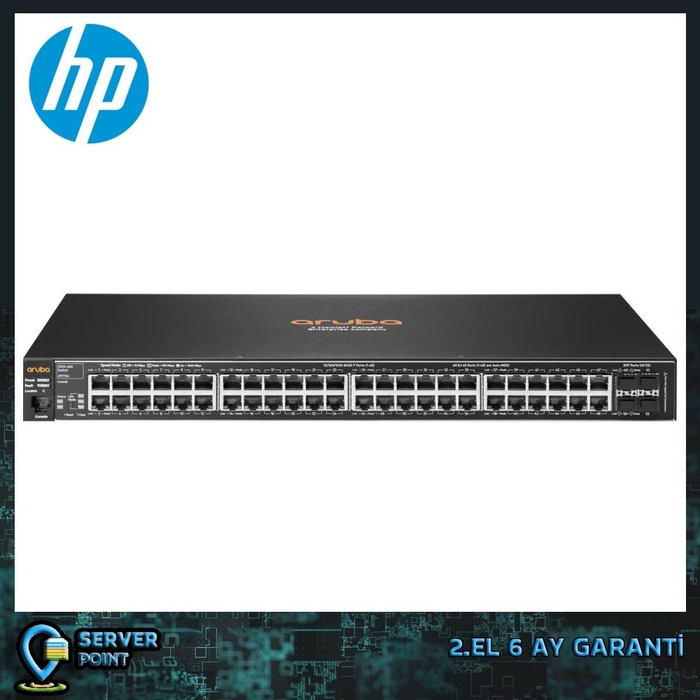 2.EL NETWORK HP 2530-48G 48 PORT GIGABIT 4X 1GB SFP SWITCH P/N: J9775A