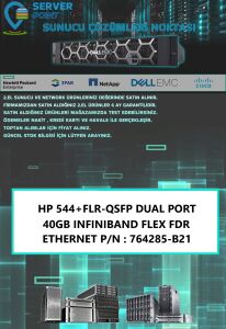 2.EL SERVER ETHERNET KART HP 544+FLR-QSFP DUAL PORT 40GB INFINIBAND FLEX FDR ETHERNET P/N : 764285-B21