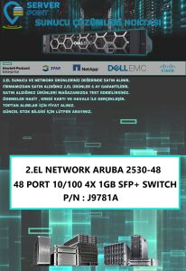 2.EL NETWORK ARUBA 2530-48 48 PORT 10/100 4X 1GB SFP+ SWITCH P/N : J9781A