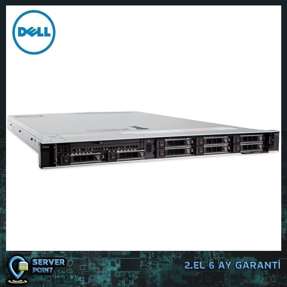 2.EL SERVER DELL R640 // GOLD 6230 2X CPU 256GB DDR4 RAM H730p RAID 2X 750W PWR