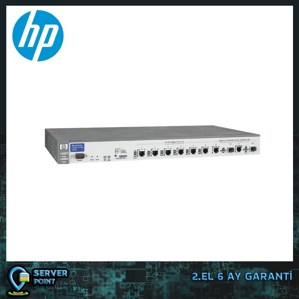 2.EL NETWORK HP 6108 6 PORT GIGABIT SWITCH P/N : J4902A