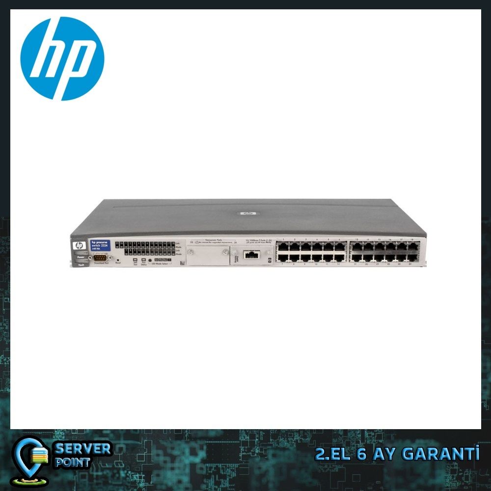 2.EL NETWORK HP 2324 24 PORT 10/100 SWITCH P/N : J4818A