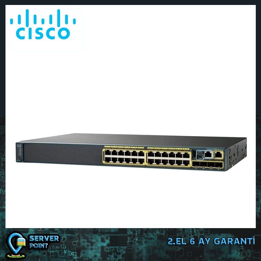 2.EL NETWORK CISCO WS-C2960S-24TS-L 24 PORT GIGABIT SWITCH