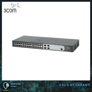 2.EL NETWORK 3COM 2924 24 PORT GIGABIT SWITCH P/N : 3CBLSG24