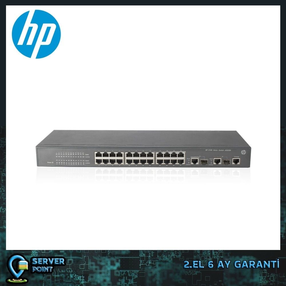 2.EL NETWORK HP 3100-24 24 PORT 10/100 SWITCH P/N : JG223A