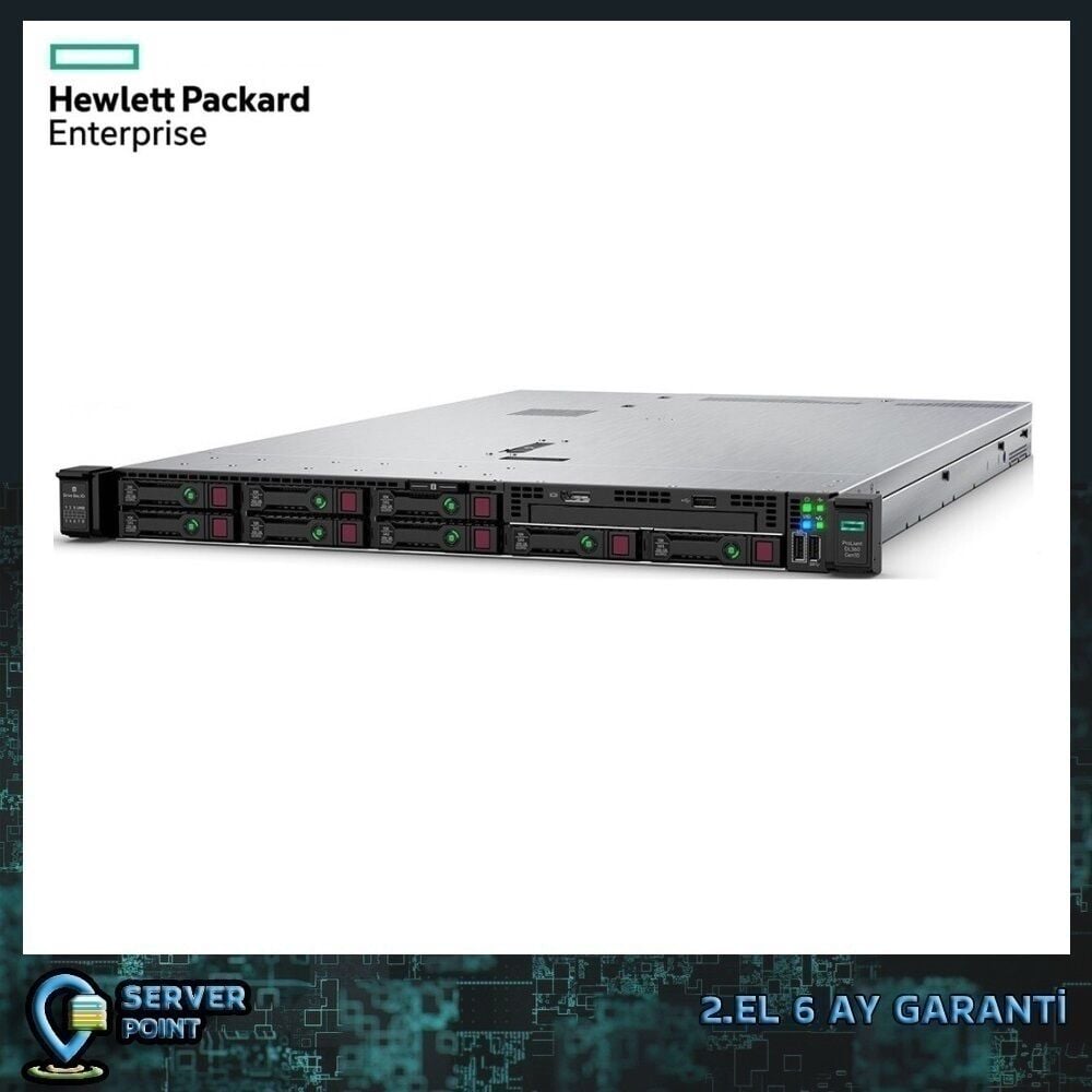 2.EL SERVER HP DL360 GEN10 // PLATINUM 8260 2X CPU 512GB DDR4 RAM P408i-a RAID 2X 500W PWR