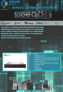 2.EL SERVER HP DL380 GEN10 16X SFF // PLATINUM 8160 2X CPU 64GB DDR4 RAM P408i-a RAID 8X NVME U2 2X 500W PWR