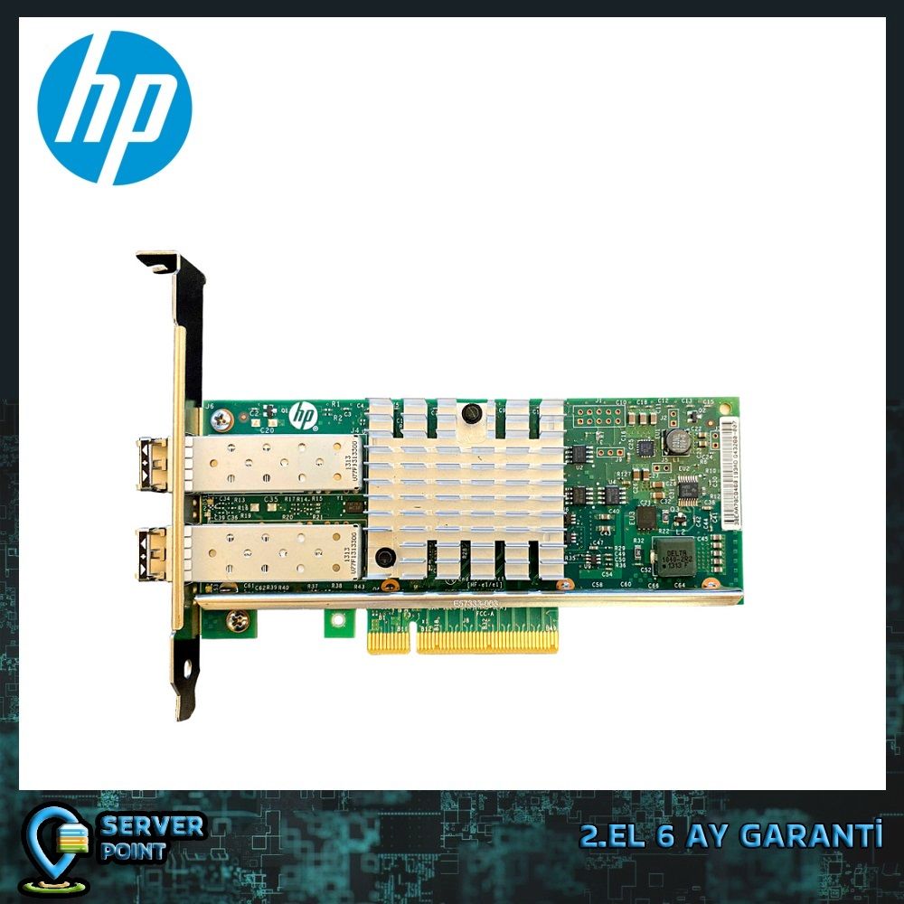 2.EL SERVER ETHERNET KART HP 560SFP+ 10G DUAL PORT FC SFP+ P/N : 665249-B21