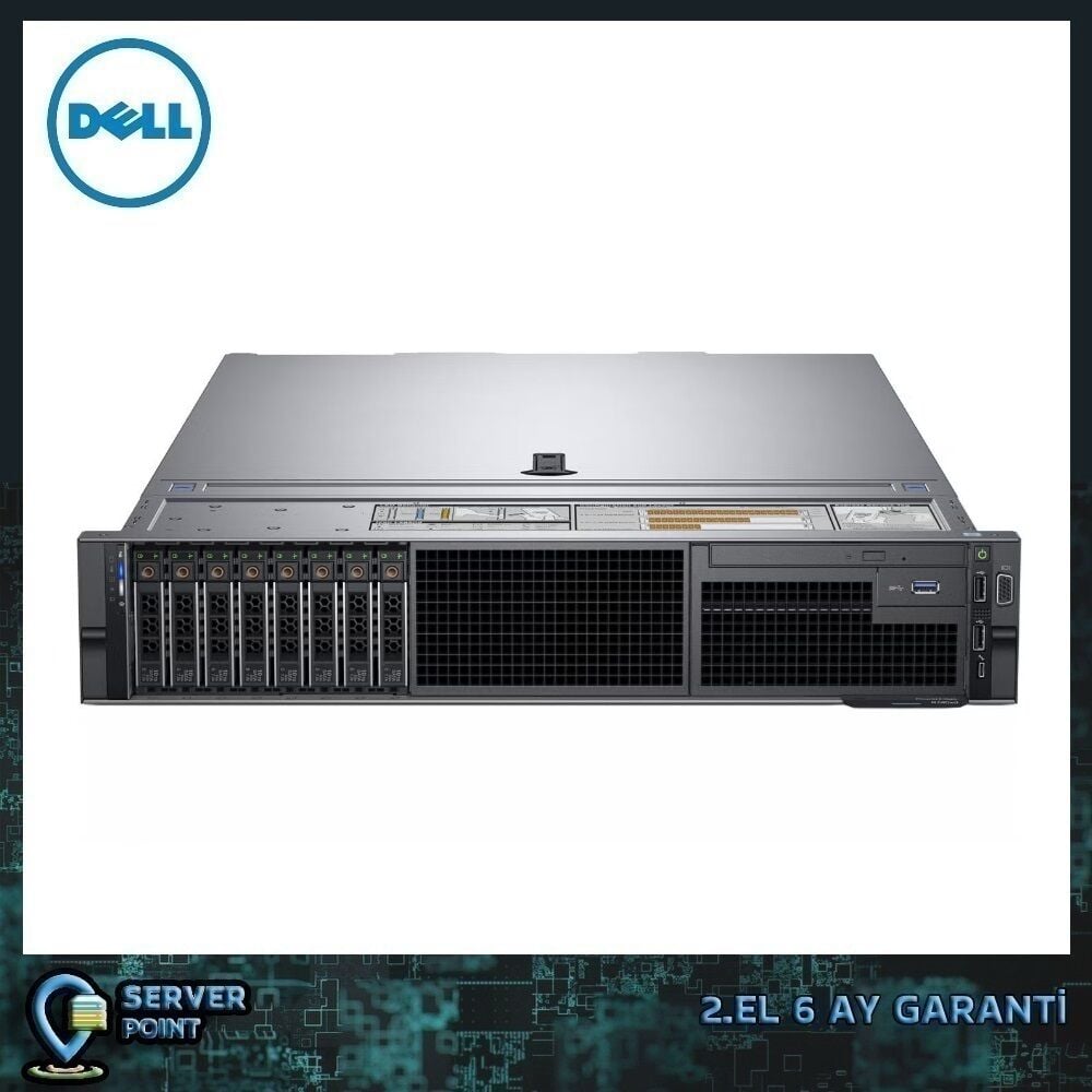 2.EL SERVER DELL R740 // GOLD 6230 2X CPU 256GB DDR4 RAM H730p RAID 2X 750W PWR