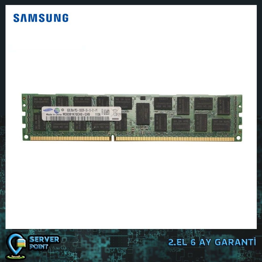 2.EL RAM SERVER 8GB SAMSUNG 10600R PC3 1333 MHz DDR3
