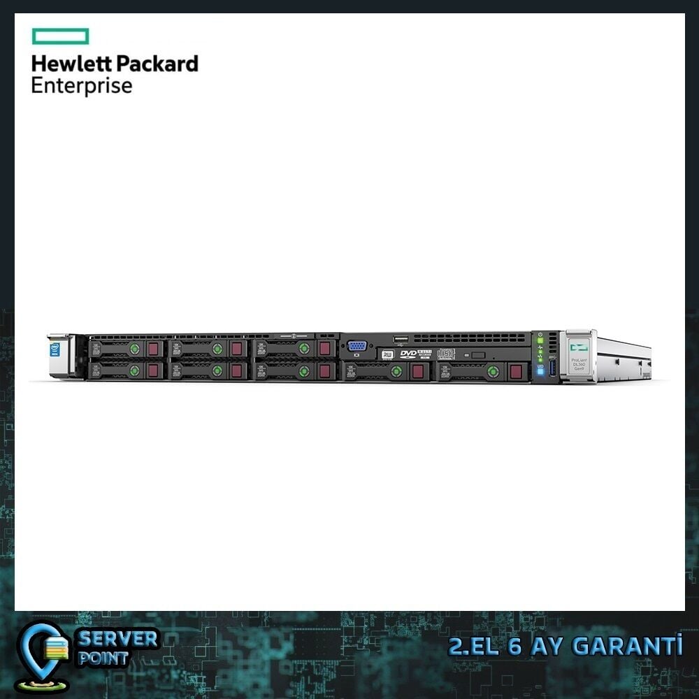 2.EL SERVER HP DL360 GEN9 // E5-2695 V4 2X CPU 128GB DDR4 RAM P440AR RAID 2X 500W PWR