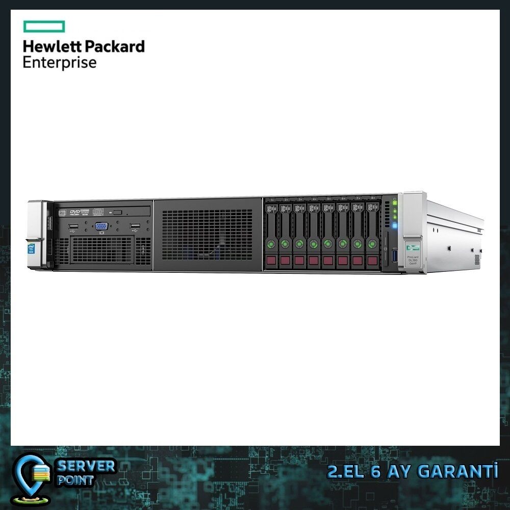 2.EL SERVER HP DL380 GEN9 // E5-2695 V4 2X CPU 256GB DDR4 RAM P440AR RAID 2X 500W PWR