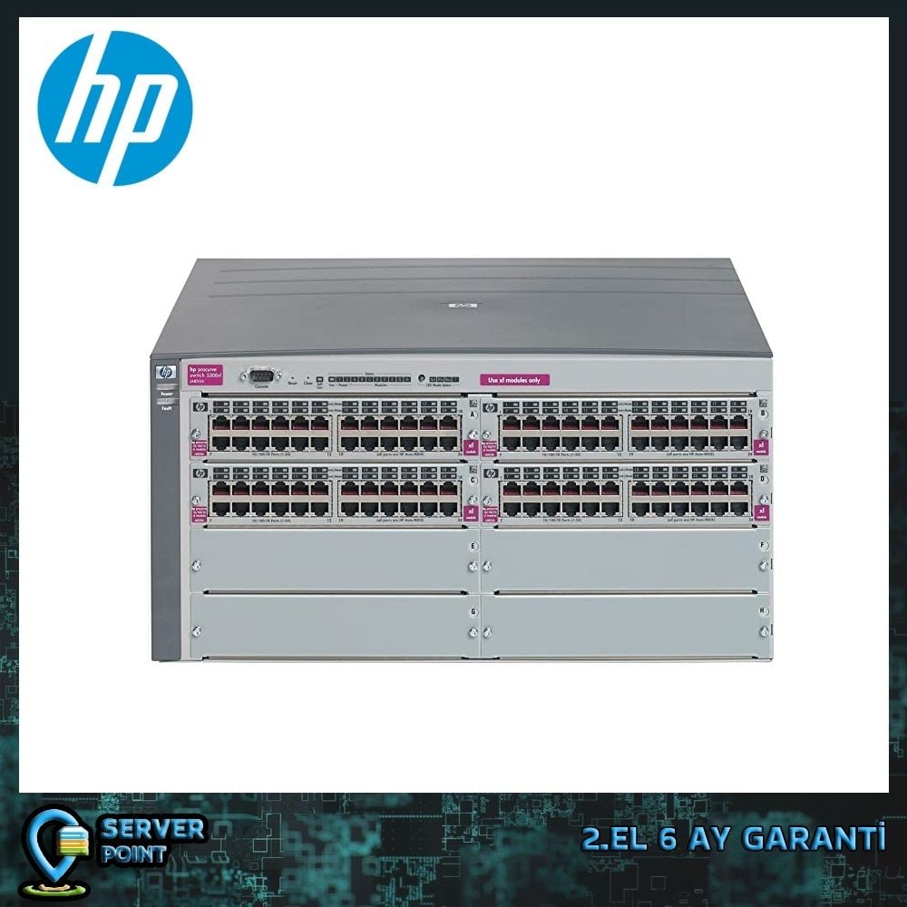 2.EL NETWORK HP 5308XL BACKBONE SWITCH P/N : J4819A (2X J4878A ) (1X J4820B ) (1X J4907A )