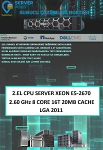 2.EL CPU SERVER XEON E5-2670 2.60 GHz 8 CORE 16T 20MB CACHE LGA 2011