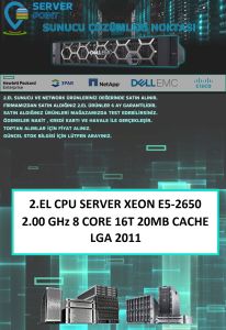 2.EL CPU SERVER XEON E5-2650 2.00 GHz 8 CORE 16T 20MB CACHE LGA 2011