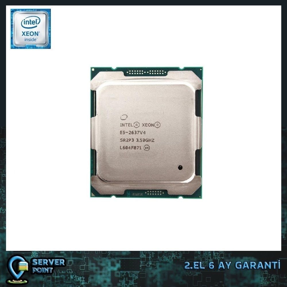 2.EL CPU SERVER XEON E5-2637 V4 3.50 GHz 4 CORE 8T 15MB CACHE LGA 2011-3