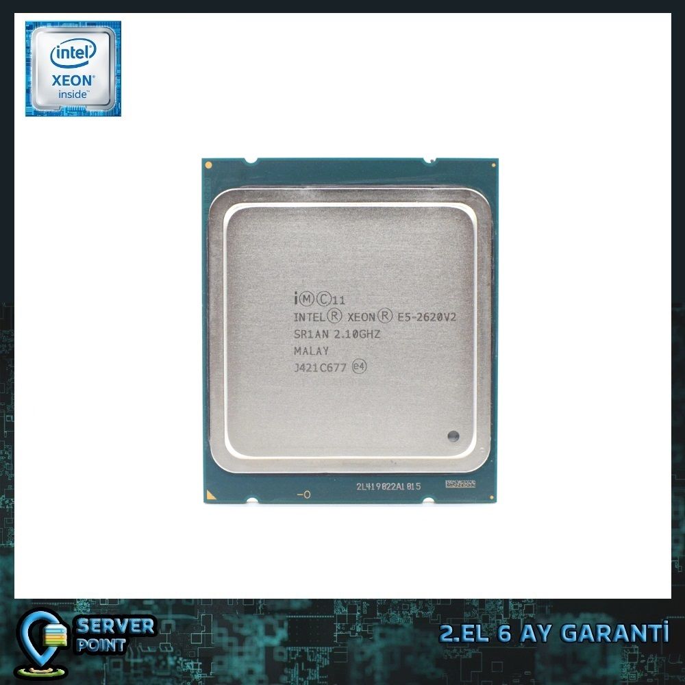2.EL CPU SERVER XEON E5-2620 V2 2.10 GHz 6 CORE 12T 15MB CACHE LGA 2011
