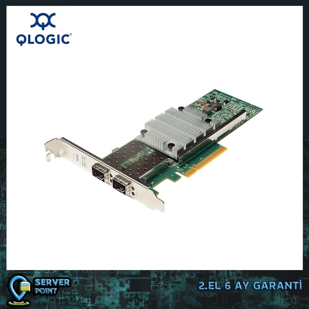 2.EL SERVER ETHERNET KART QLOGIC 10GB QLE8442 DUAL PORT SFP+