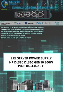 2.EL SERVER POWER SUPPLY HP DL380 DL360 GEN10 800W P/N : 865436-101