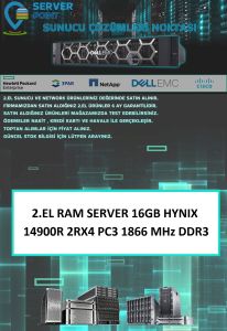 2.EL RAM SERVER 16GB HYNIX 14900R 2RX4 PC3 1866 MHz DDR3