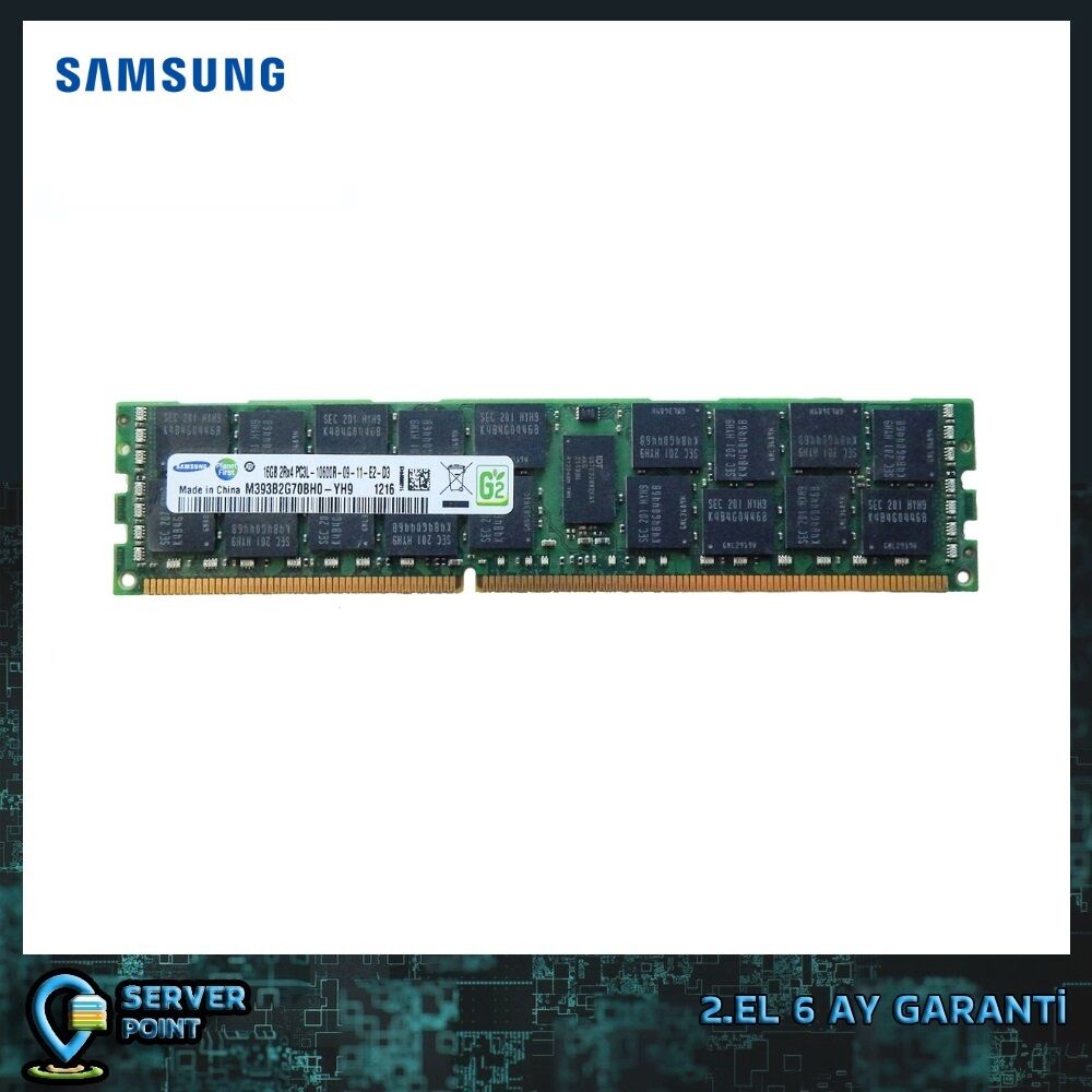 2.EL RAM SERVER 16GB SAMSUNG 10600R DDR3 1333 MHz PC3