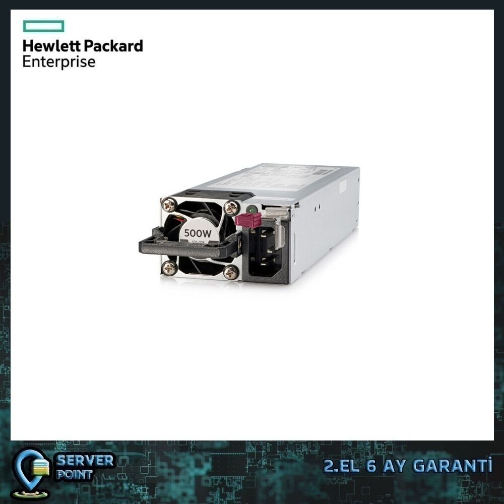 2.EL SERVER POWER SUPPLY HP DL380 DL360 GEN10 500W P/N : 865408-B21