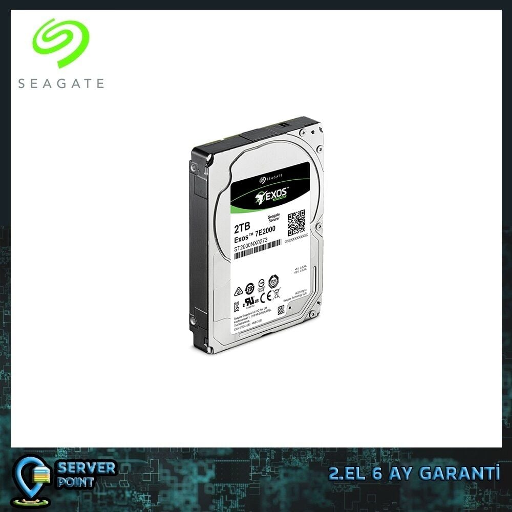 2.EL HDD SERVER 2TB SEAGATE 2,5'' SATA 7200RPM EXOS 7E2000