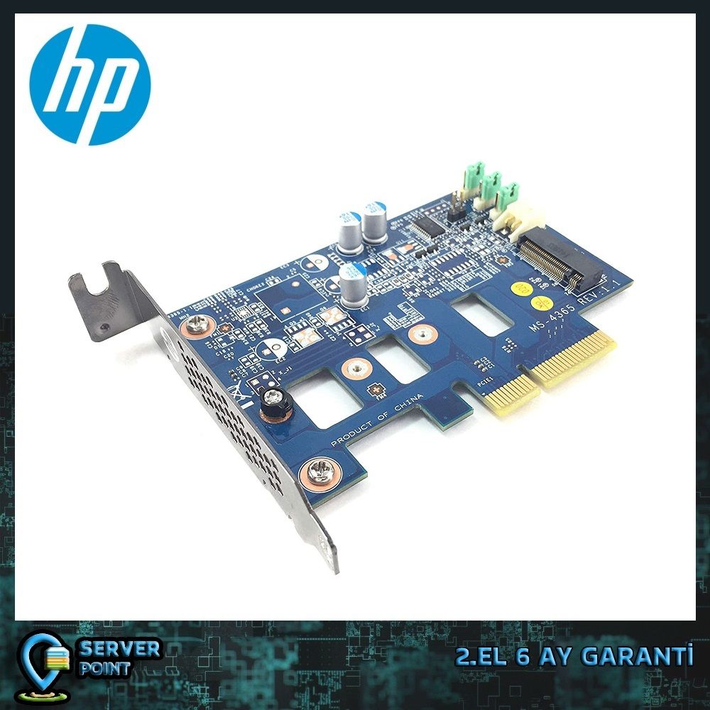 2.EL SERVER PCI KART HP MS-4365 SSD PCIe TO M2 CONTROLLER ADAPTER P/N : 742006-002