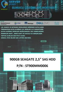2.EL HDD SERVER 900GB SEAGATE 2,5'' SAS HDD P/N : ST900MM0006